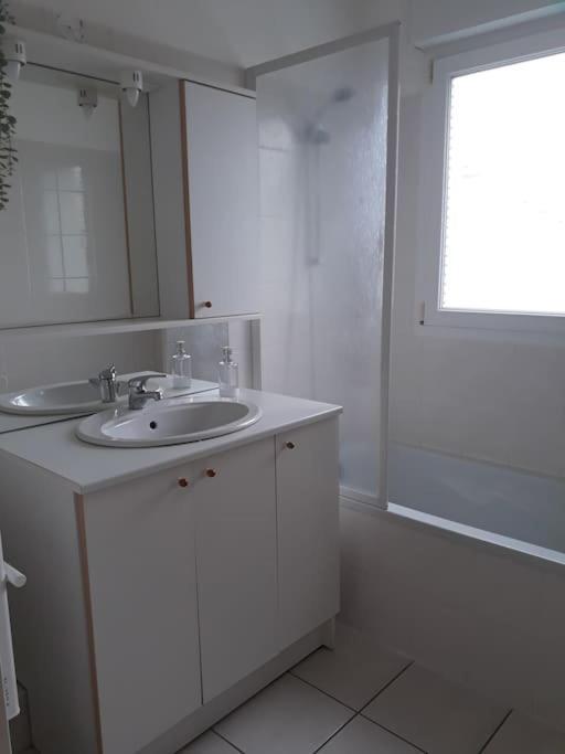 Appartement Au Rdc Avec Jardin Clos, Au Calme. Saint-Aubin-du-Cormier 외부 사진